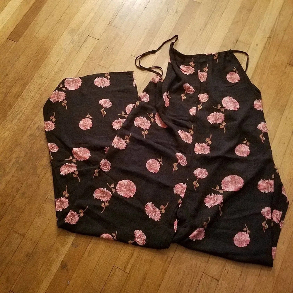 Floral Jumpsuit I Wide Leg Backout